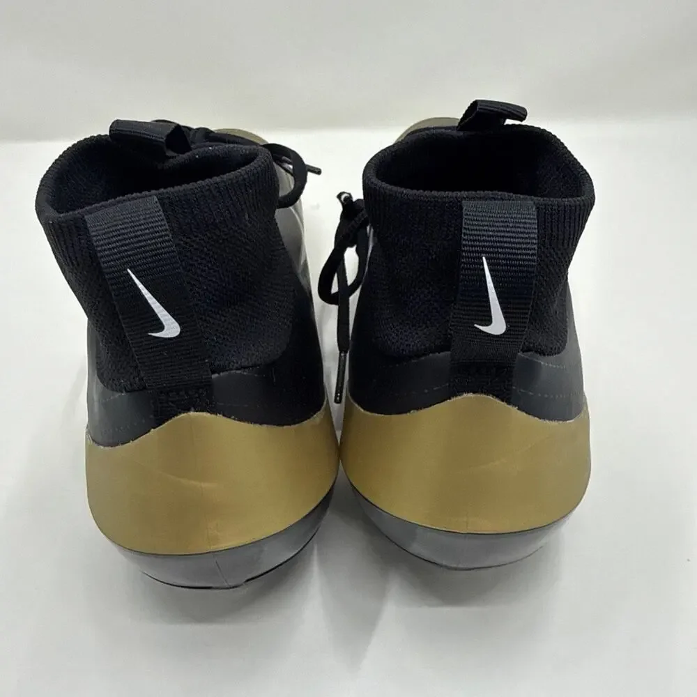 New Nike Vapor Pro 1 Football Cleats Black Metallic Gold FB3298-003 Men’s 11.5